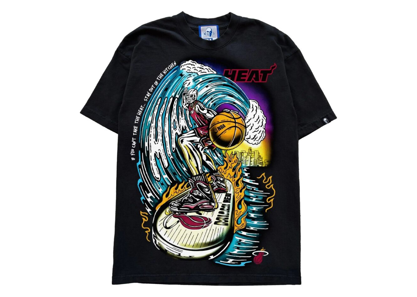 Warren Lotas Miami Heat Waverider T-Shirt