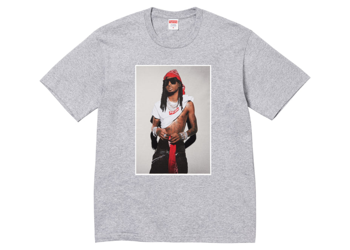 Supreme Playboi Carti T-Shirt Grey